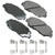 Brake Pads Honda Pilot 03-08, by AKEBONO BRAKE CORPORATION, Man. Part # ACT914B