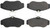 Posi-Quiet Ceramic Brake Pads with Hardware, by STOPTECH, Man. Part # 105.06760