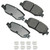 Brake Pad Rear Dodge Nitro 07-11 Wrangler, by AKEBONO BRAKE CORPORATION, Man. Part # ACT1274A