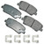 Brake Pad Rear Hyundai Santa Fe 10-16, by AKEBONO BRAKE CORPORATION, Man. Part # ACT1284B