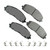 Brake Pad Front Chrysler Pacifica 17-19 T&C 12-16, by AKEBONO BRAKE CORPORATION, Man. Part # ACT1589