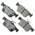 Brake Pad Rear Ford Edge 15-19 Escape 17-19, by AKEBONO BRAKE CORPORATION, Man. Part # ACT1665