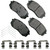 Brake Pad Hyundai Sonata 15-19 Optima 16-19, by AKEBONO BRAKE CORPORATION, Man. Part # ACT1826