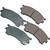 Brake Pads Ford Probe 93-97 Mazada 626 93-02, by AKEBONO BRAKE CORPORATION, Man. Part # ACT637