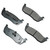 Brake Pad Ford 97-02 97-03 F-150, by AKEBONO BRAKE CORPORATION, Man. Part # ACT711