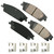 Brake Pads Cadillac Escalade 15-20, by AKEBONO BRAKE CORPORATION, Man. Part # ASP1707