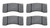 Motorsports Brake Pads , by HAWK BRAKE, Man. Part # HB105U.620