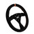 Track Day Steering Wheel 13in Flat Suede, by MPI USA, Man. Part # MPI-F2-13