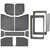 Jeep JL 4 DR 18-   Headl iner Kit Gray Leather L, by DESIGN ENGINEERING, Man. Part # 50181