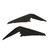 19-   Camaro Dive Planes Pair Black, by DRAKE AUTOMOTIVE GROUP, Man. Part # CA-300002-AB