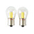1156  LED Bulbs Amber Pair, by RETROBRIGHT, Man. Part # HLED15