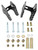 Control Arm Relocation Brackets  Bolt-On, by BMR SUSPENSION, Man. Part # CAB740H