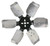 17in Aluminum Race Fan , by DERALE, Man. Part # 17517