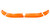 Lower Valance MD3 Evo DLM Orange, by FIVESTAR, Man. Part # 32003-41751-OR