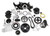 GM LS Mid Mount Complete Accessory Kit - Black, by HOLLEY, Man. Part # 20-180BK
