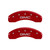 14-  Sierra !500 Caliper Covers Red, by MGP CALIPER COVER, Man. Part # 34208SGMCRD