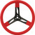15in Steering Wheel Stl Red, by QUICKCAR RACING PRODUCTS, Man. Part # 68-0031