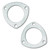 Exhaust Gasket Universal 2-1/4in Collector 3-Bolt, by REMFLEX EXHAUST GASKETS, Man. Part # 8027