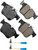 Brake Pads Mercedes-Benz , by AKEBONO BRAKE CORPORATION, Man. Part # EUR1872