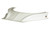 Hood Scoop Stalker 2.5in White, by DOMINATOR RACE PRODUCTS, Man. Part # 502-WH