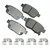 Brake Pads Rear Acura TL 09-14 Honda Ridgeline 06, by AKEBONO BRAKE CORPORATION, Man. Part # ACT1103