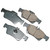 Brake Pads Rear Mercedes CL500 03-06 CL550 07-14, by AKEBONO BRAKE CORPORATION, Man. Part # EUR986