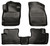 10-13 Mazda 3 Front/2nd Floor Liners Black, by HUSKY LINERS, Man. Part # 98631