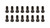 7/16-14 x .875 Bolt w/ T50 Torx 16pk, by JESEL, Man. Part # BLT-21891-16