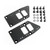 Billet LS Motor Mount Adapter Plates Black, by RACING POWER CO-PACKAGED, Man. Part # R5140BK