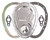 SBC 2-Piece Timing Cover Chrome, by TRANS-DAPT, Man. Part # 8909