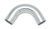 2.5in O.D. Aluminum 120 Degree Bend - Polished, by VIBRANT PERFORMANCE, Man. Part # 2825
