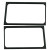 18-  Jeep Wrangler JL Side Window Kit Black, by DESIGN ENGINEERING, Man. Part # 50268