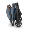 UPPAbaby MINU V2 Stroller - CHARLOTTE (coastal blue/carbon/saddle leather)
