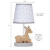 Lambs & Ivy Deer Park Lamp W/ Shade & Bulb