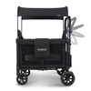 Wonderfold W2 Elite Double Stroller Wagon in Volcanic Black