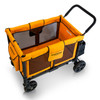 Wonderfold W4 OG Quad Stroller Wagon in Sunset Orange