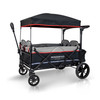 Wonderfold X4 Push & Pull Quad Stroller Wagon in Pitch Black