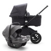 Bugaboo Fox 3 Travel System Bundle in Mineral Washed Black w/Grey Turtle Air by Nuna