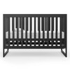 Dadada Austin 3-In-1 Convertible Crib, Black