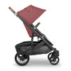UPPAbaby CRUZ V2 Stroller - LUCY (rosewood melange/carbon/saddle leather)
