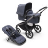 Bugaboo Fox 5 complete stroller in Graphite/Stormy Blue