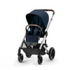 Cybex Balios S Lux 2 Stroller - Silver + Ocean Blue Seat Pack