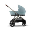 Cybex Gazelle S 2 Stroller - Taupe Frame with Sky Blue Seat