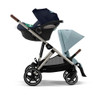 Cybex Gazelle S 2 Stroller - Taupe Frame with Sky Blue Seat