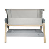 Venice Child California Dreaming Bedside Bassinet in Gray Wood