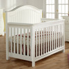 Pali Bergamo 3 Piece Nursery Set w/ Forever Crib + Double Dresser + Chest in White