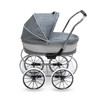 Valco Princess Doll Strollers in Grey/White