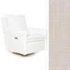 Oilo Flynn Recliner w/ Power & USB in HP Ivory with Round Wood Base