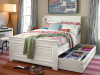 Smart Stuff Classics 4.0 Full Size Panel Bed in Summer White