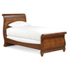 Smart Stuff Classics 4.0 Twin Size Sleigh Bed in Saddle Brown
